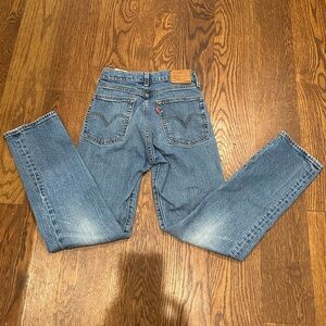 Levi’s Wedgie Straight Blue Denim Jeans